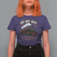 Retro Emblem Classic Steam Train T Shirt For Women Locomotive Heritage Pride Legend of the Rails