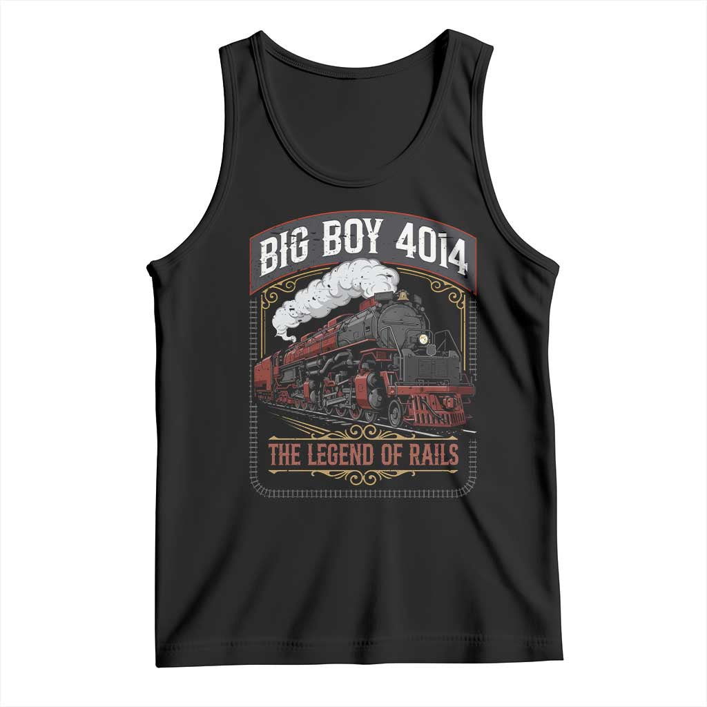 Retro Emblem Classic Steam Train Tank Top Locomotive Heritage Pride Legend of the Rails