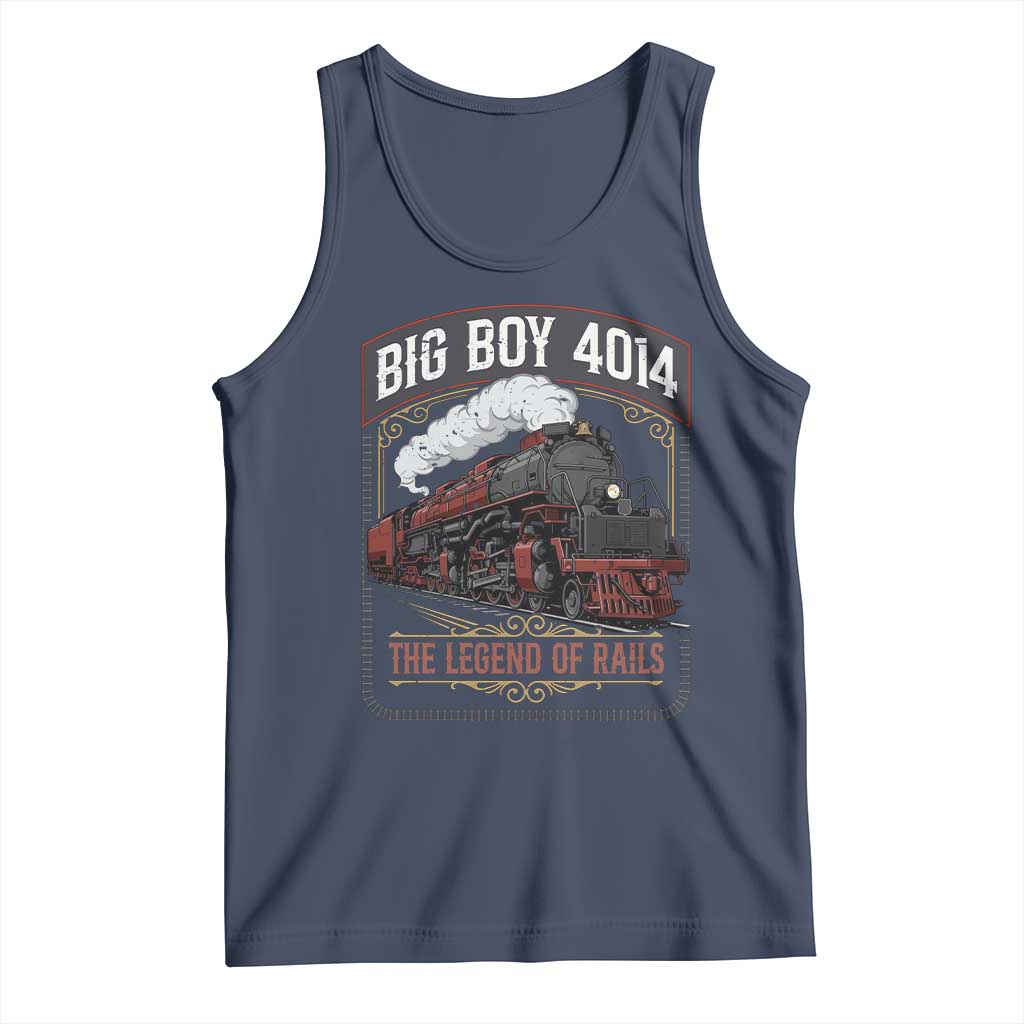 Retro Emblem Classic Steam Train Tank Top Locomotive Heritage Pride Legend of the Rails