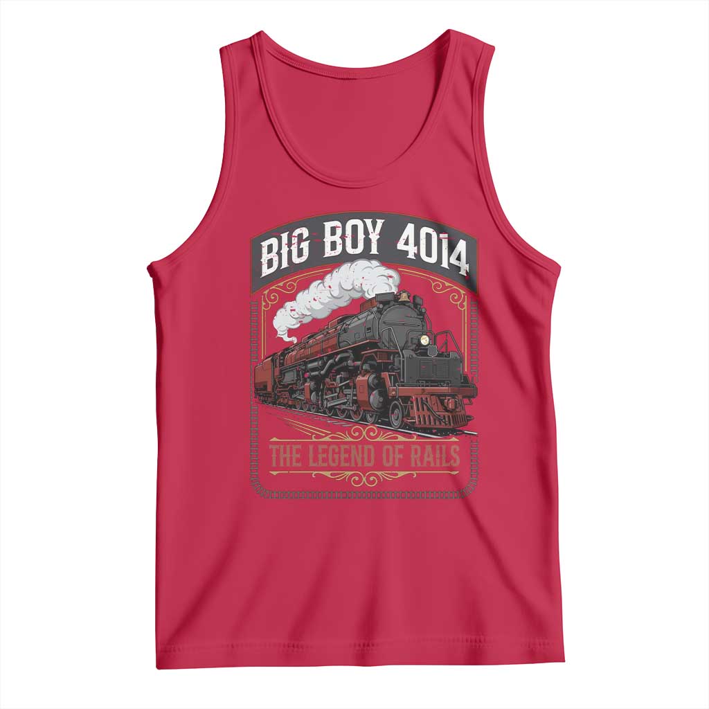 Retro Emblem Classic Steam Train Tank Top Locomotive Heritage Pride Legend of the Rails