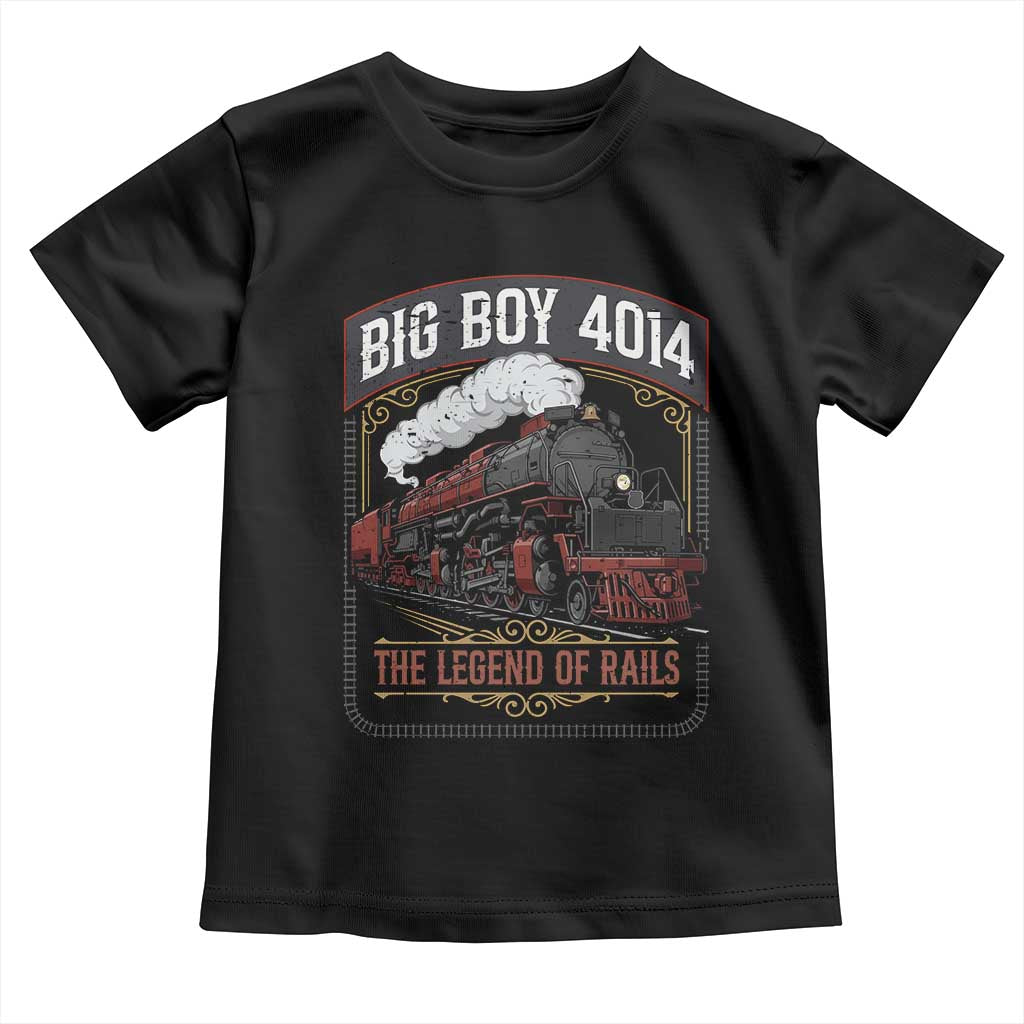 Retro Emblem Classic Steam Train Toddler T Shirt Locomotive Heritage Pride Legend of the Rails