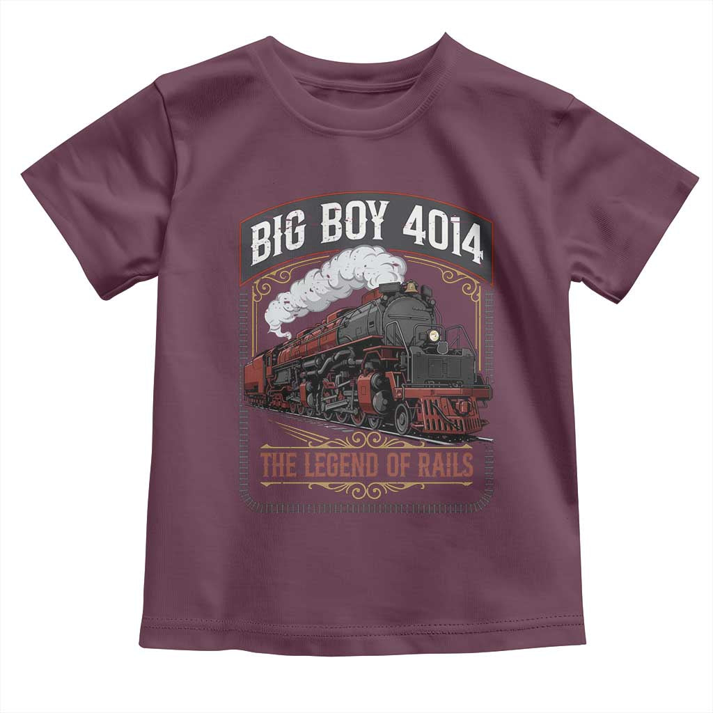 Retro Emblem Classic Steam Train Toddler T Shirt Locomotive Heritage Pride Legend of the Rails