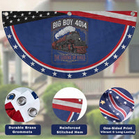 Retro Emblem Classic Steam Train Patriotic Fan Flag Locomotive Heritage Pride Legend of the Rails