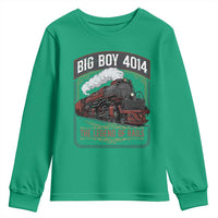 Retro Emblem Classic Steam Train Youth Sweatshirt Locomotive Heritage Pride Legend of the Rails