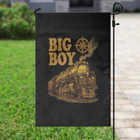 Vintage American Steam Train Locomotive Legend Garden Flag Compass Adventure Heritage Pride Graphic