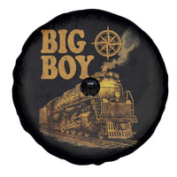 Vintage American Steam Train Locomotive Legend Spare Tire Cover Compass Adventure Heritage Pride Graphic