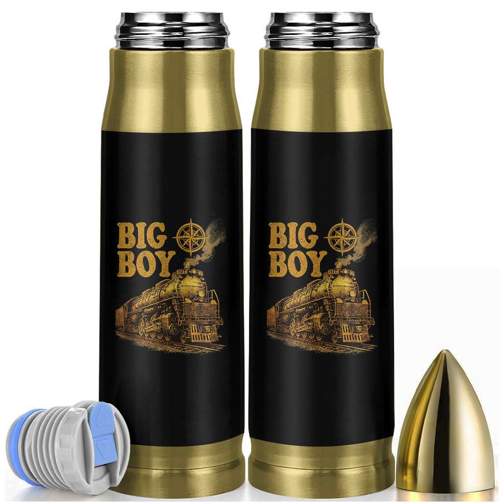Vintage American Steam Train Locomotive Legend Bullet Tumbler Compass Adventure Heritage Pride Graphic