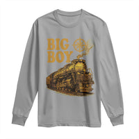 Vintage American Steam Train Locomotive Legend Long Sleeve Shirt Compass Adventure Heritage Pride Graphic