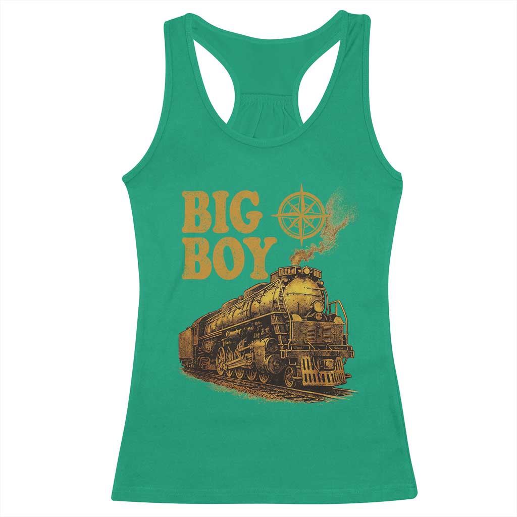 Vintage American Steam Train Locomotive Legend Racerback Tank Top Compass Adventure Heritage Pride Graphic