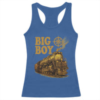 Vintage American Steam Train Locomotive Legend Racerback Tank Top Compass Adventure Heritage Pride Graphic