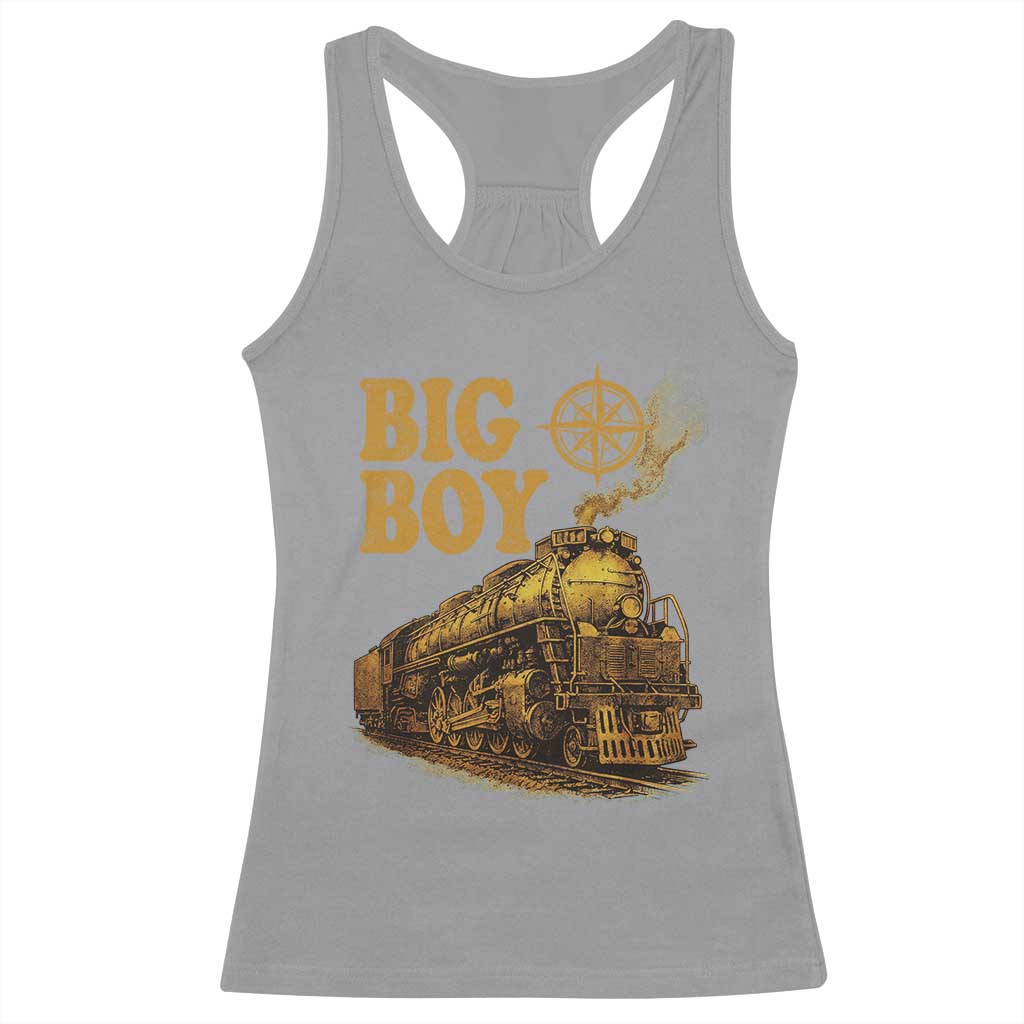 Vintage American Steam Train Locomotive Legend Racerback Tank Top Compass Adventure Heritage Pride Graphic