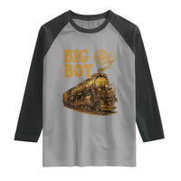 Vintage American Steam Train Locomotive Legend Raglan Shirt Compass Adventure Heritage Pride Graphic