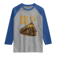 Vintage American Steam Train Locomotive Legend Raglan Shirt Compass Adventure Heritage Pride Graphic