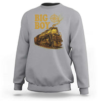 Vintage American Steam Train Locomotive Legend Sweatshirt Compass Adventure Heritage Pride Graphic