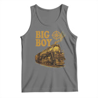Vintage American Steam Train Locomotive Legend Tank Top Compass Adventure Heritage Pride Graphic