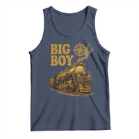 Vintage American Steam Train Locomotive Legend Tank Top Compass Adventure Heritage Pride Graphic