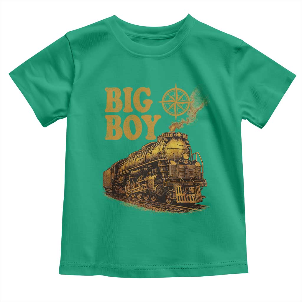 Vintage American Steam Train Locomotive Legend Toddler T Shirt Compass Adventure Heritage Pride Graphic