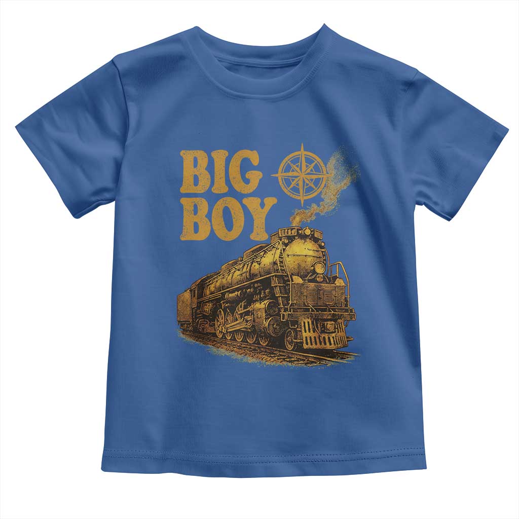 Vintage American Steam Train Locomotive Legend Toddler T Shirt Compass Adventure Heritage Pride Graphic