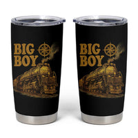 Vintage American Steam Train Locomotive Legend Tumbler Cup Compass Adventure Heritage Pride Graphic