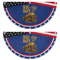 Vintage America Steam Train Locomotive Legend Patriotic Fan Flag Compass Adventure Heritage Pride Graphic