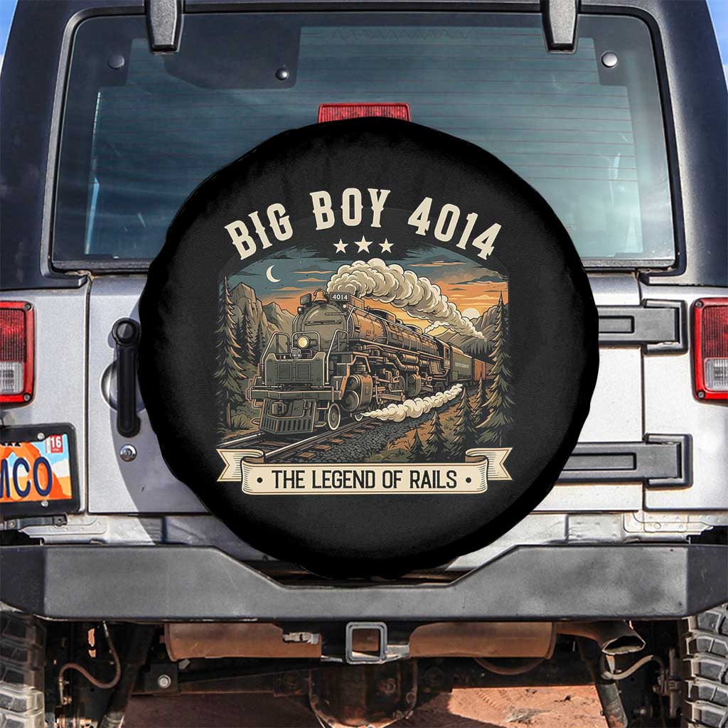 Scenic Mountain Steam Train Graphic Spare Tire Cover Legend of the Rails Heritage Pride