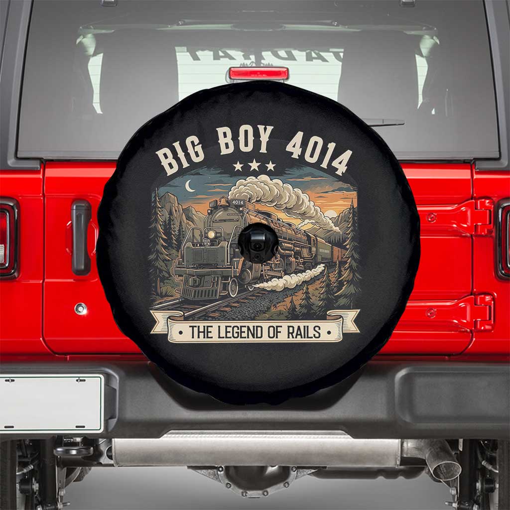 Scenic Mountain Steam Train Graphic Spare Tire Cover Legend of the Rails Heritage Pride