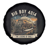 Scenic Mountain Steam Train Graphic Spare Tire Cover Legend of the Rails Heritage Pride