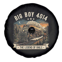 Scenic Mountain Steam Train Graphic Spare Tire Cover Legend of the Rails Heritage Pride