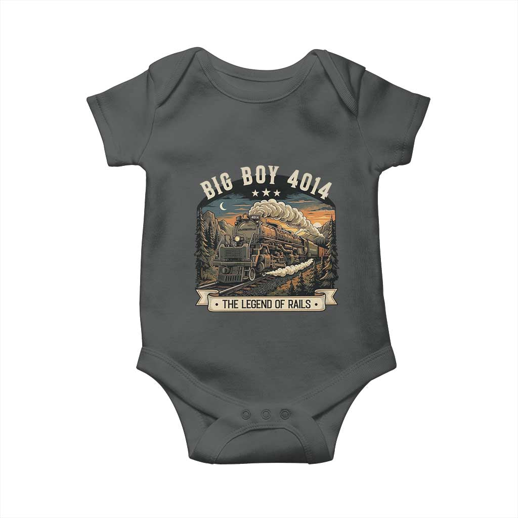 Scenic Mountain Steam Train Graphic Baby Onesie Legend of the Rails Heritage Pride