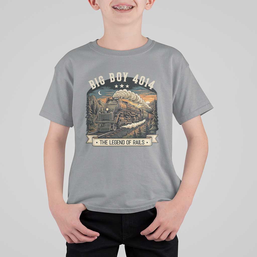 Scenic Mountain Steam Train Graphic T Shirt For Kid Legend of the Rails Heritage Pride