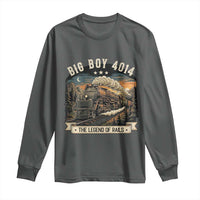 Scenic Mountain Steam Train Graphic Long Sleeve Shirt Legend of the Rails Heritage Pride