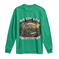 Scenic Mountain Steam Train Graphic Long Sleeve Shirt Legend of the Rails Heritage Pride