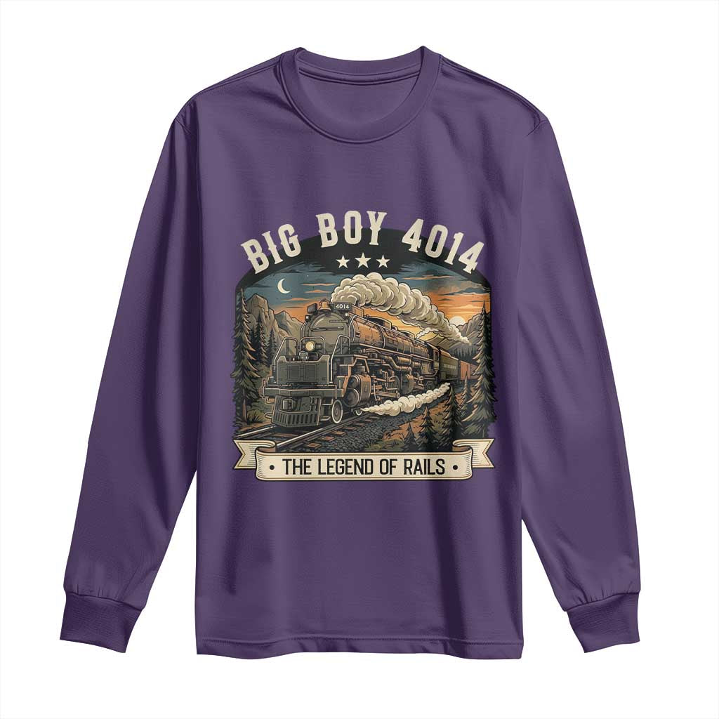 Scenic Mountain Steam Train Graphic Long Sleeve Shirt Legend of the Rails Heritage Pride