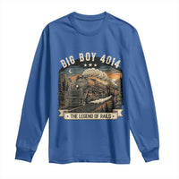 Scenic Mountain Steam Train Graphic Long Sleeve Shirt Legend of the Rails Heritage Pride