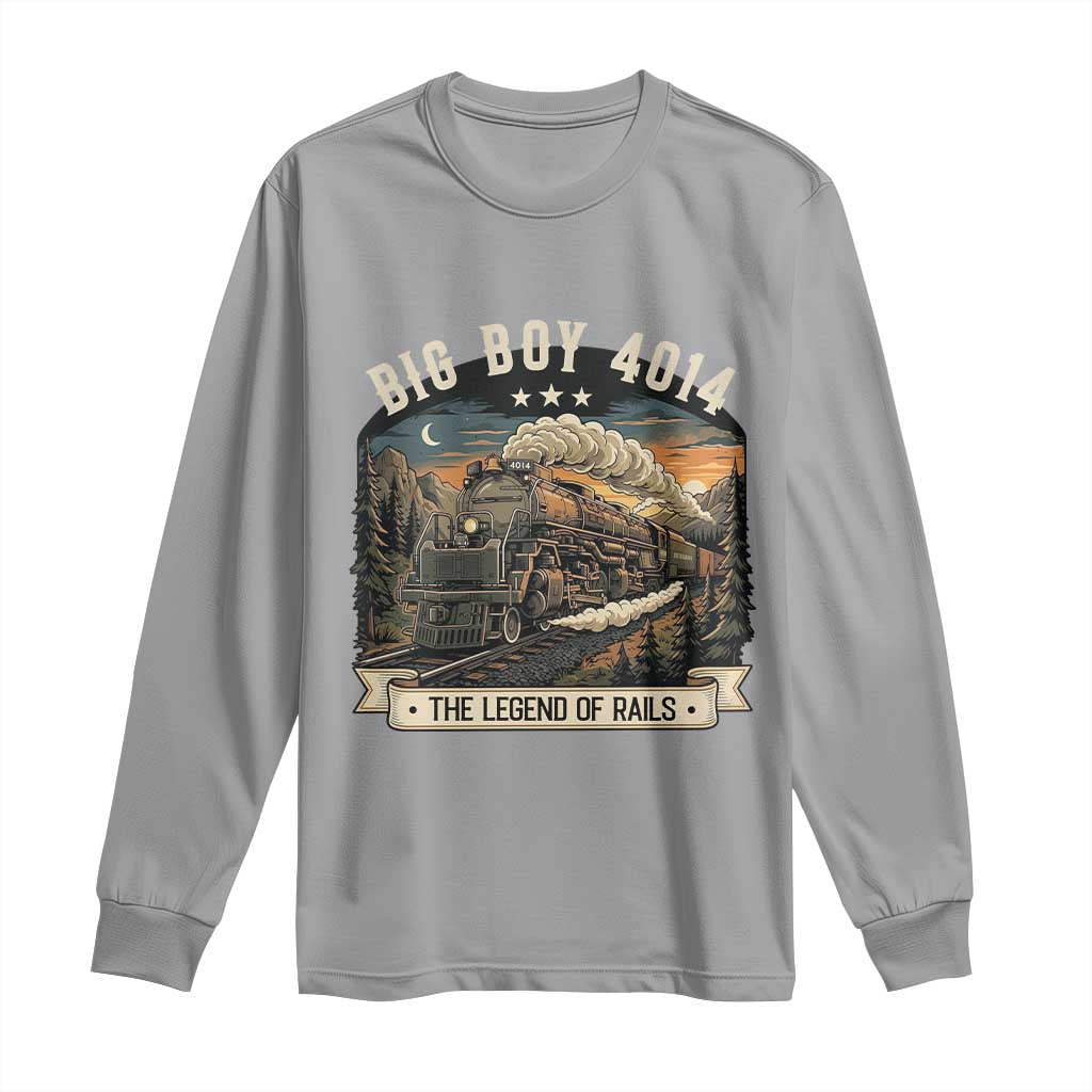 Scenic Mountain Steam Train Graphic Long Sleeve Shirt Legend of the Rails Heritage Pride