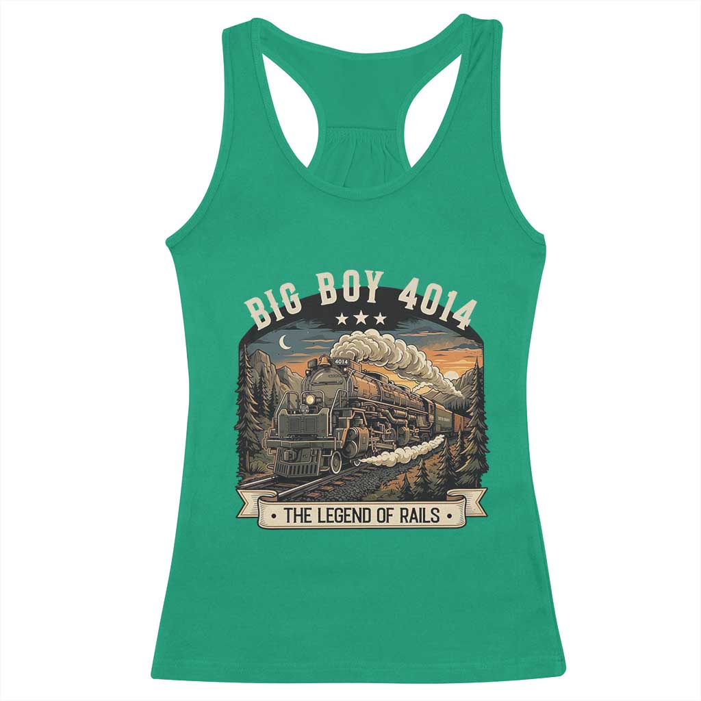 Scenic Mountain Steam Train Graphic Racerback Tank Top Legend of the Rails Heritage Pride