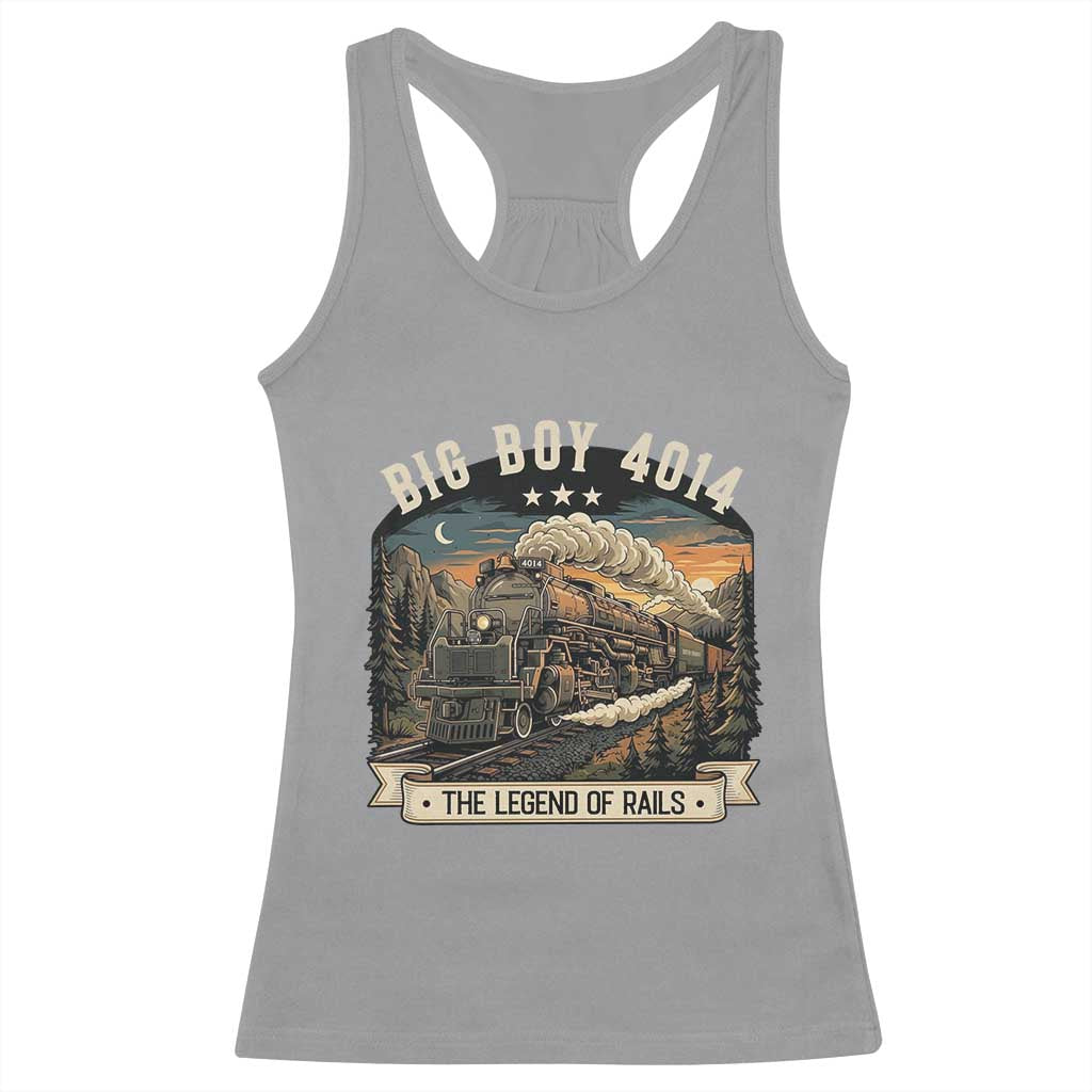 Scenic Mountain Steam Train Graphic Racerback Tank Top Legend of the Rails Heritage Pride