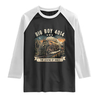 Scenic Mountain Steam Train Graphic Raglan Shirt Legend of the Rails Heritage Pride