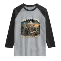 Scenic Mountain Steam Train Graphic Raglan Shirt Legend of the Rails Heritage Pride