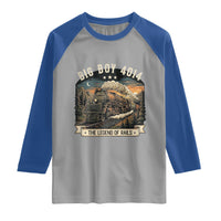 Scenic Mountain Steam Train Graphic Raglan Shirt Legend of the Rails Heritage Pride