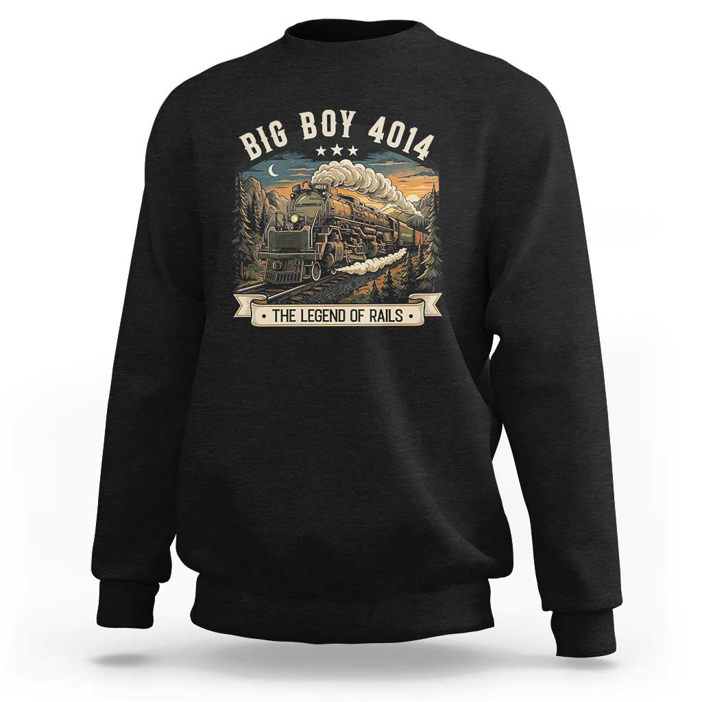 Scenic Mountain Steam Train Graphic Sweatshirt Legend of the Rails Heritage Pride