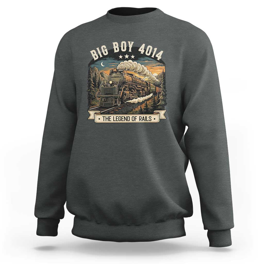Scenic Mountain Steam Train Graphic Sweatshirt Legend of the Rails Heritage Pride