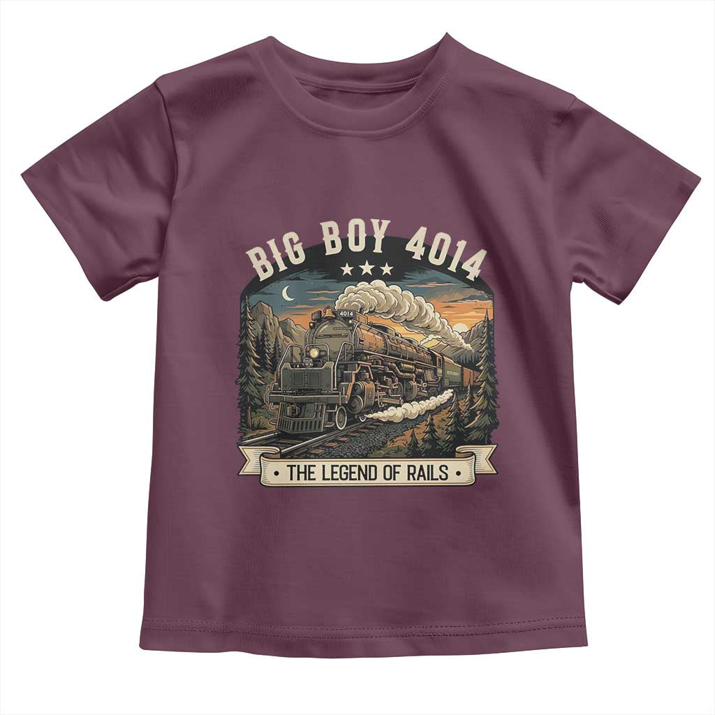 Scenic Mountain Steam Train Graphic Toddler T Shirt Legend of the Rails Heritage Pride