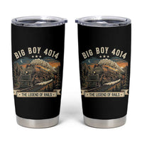 Scenic Mountain Steam Train Graphic Tumbler Cup Legend of the Rails Heritage Pride