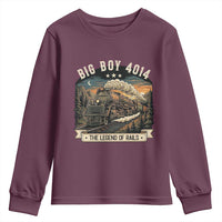 Scenic Mountain Steam Train Graphic Youth Sweatshirt Legend of the Rails Heritage Pride
