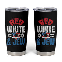 Red White and Jew Tumbler Cup Funny Jewish Patriotic 4th of July Star Of David - Wonder Print Shop