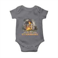 Juneteenth Ancestral Justice Baby Onesie This Fire Aint Arson It is Remembrance Black History - Wonder Print Shop