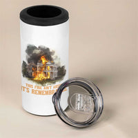 Juneteenth Ancestral Justice 4 in 1 Can Cooler Tumbler This Fire Aint Arson It is Remembrance Black History - Wonder Print Shop