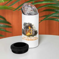 Juneteenth Ancestral Justice 4 in 1 Can Cooler Tumbler This Fire Aint Arson It is Remembrance Black History - Wonder Print Shop