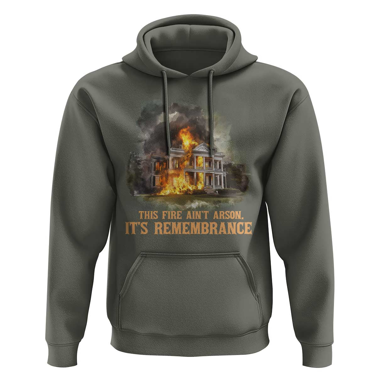 Juneteenth Ancestral Justice Hoodie This Fire Aint Arson It is Remembrance Black History - Wonder Print Shop